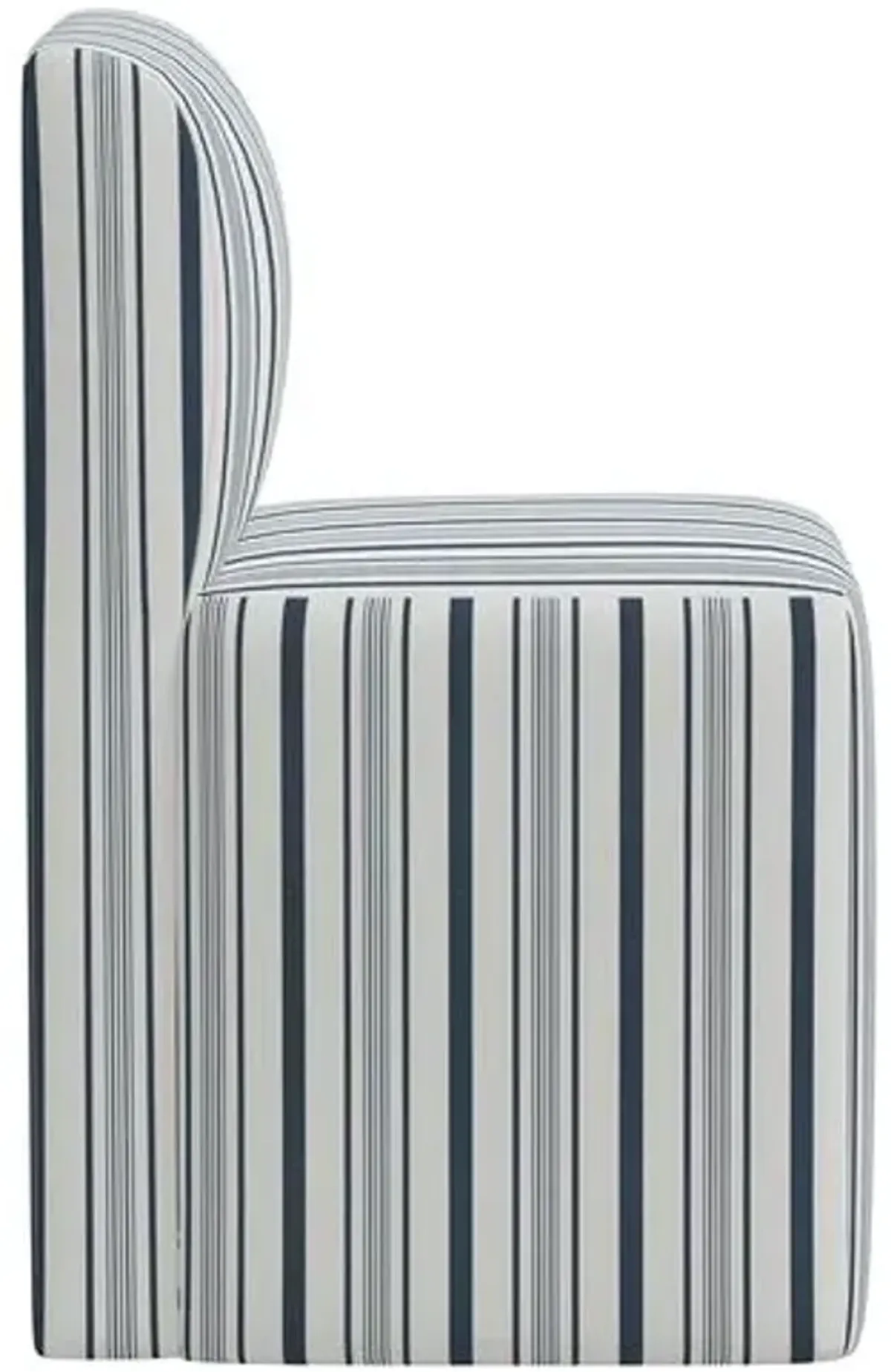 Graham Luli Stripe Dining Chair - Blue