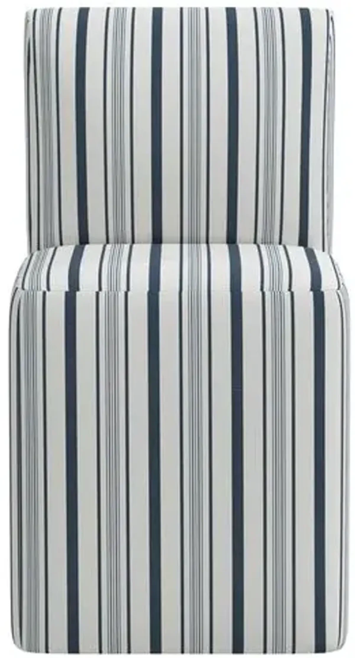 Graham Luli Stripe Dining Chair - Blue