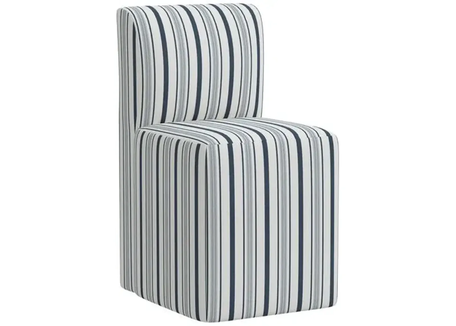 Graham Luli Stripe Dining Chair - Blue