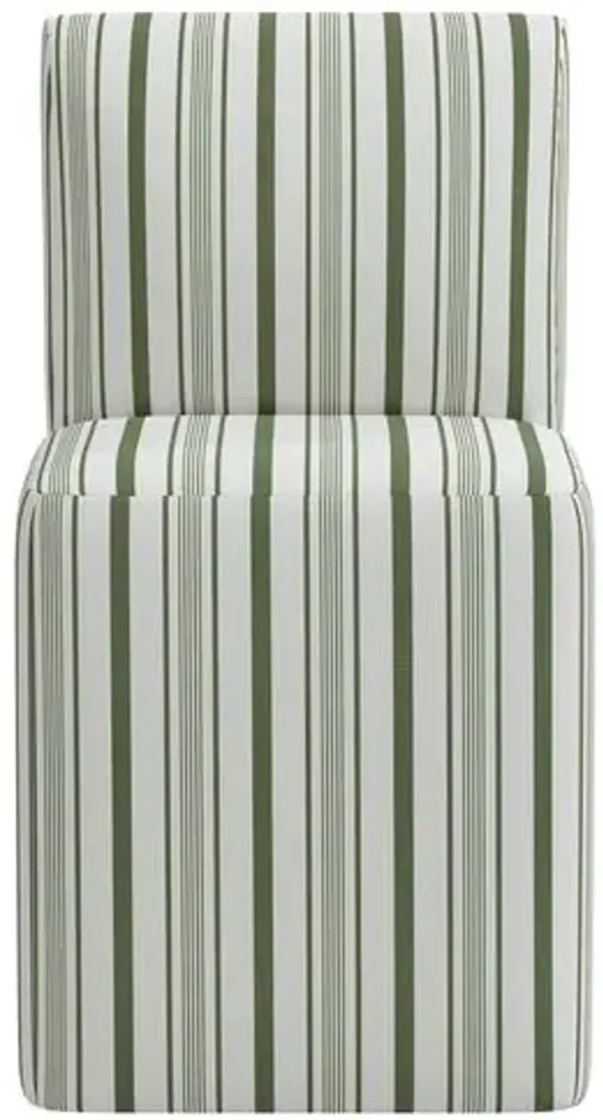 Graham Luli Stripe Dining Chair - Green