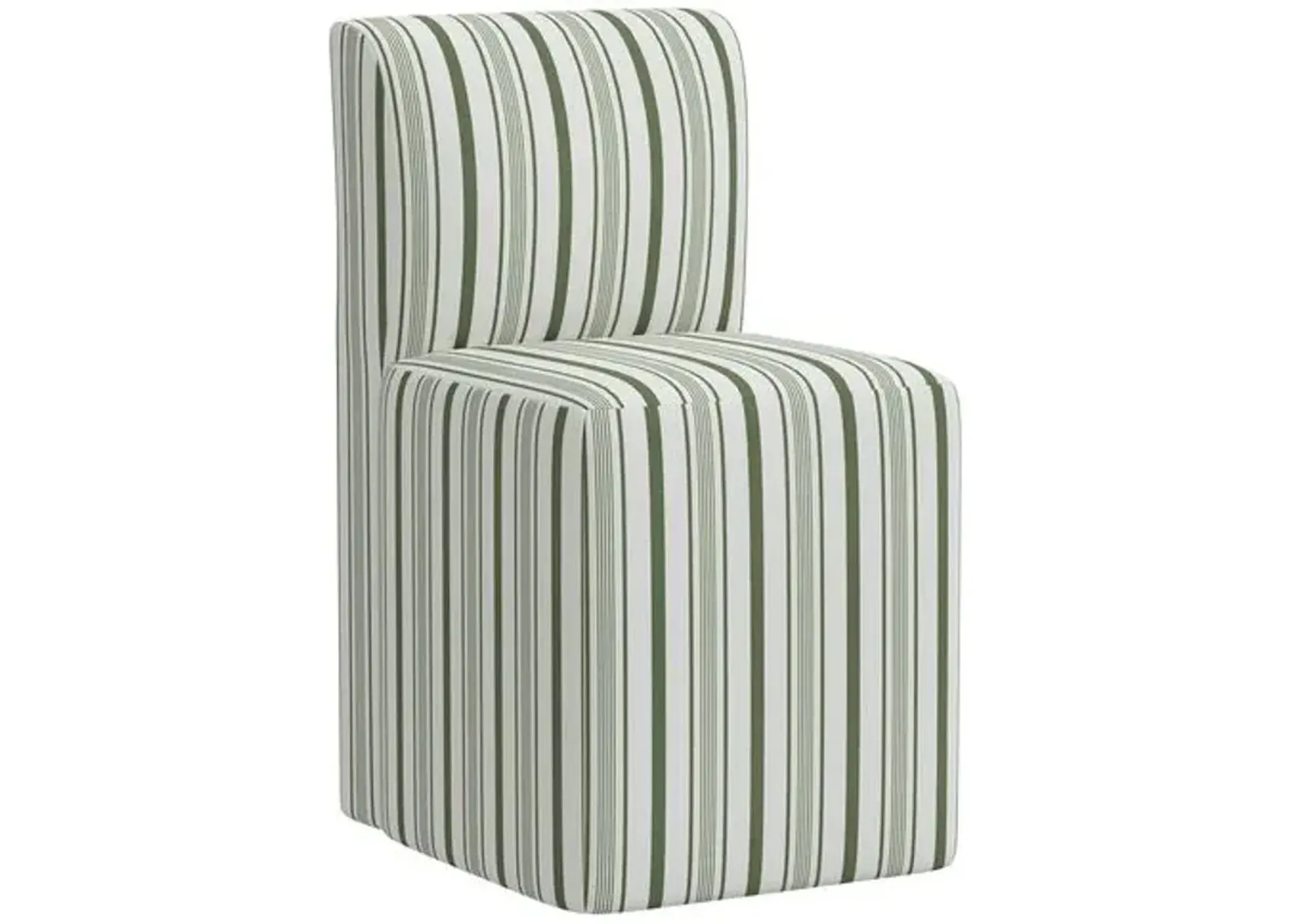 Graham Luli Stripe Dining Chair - Green