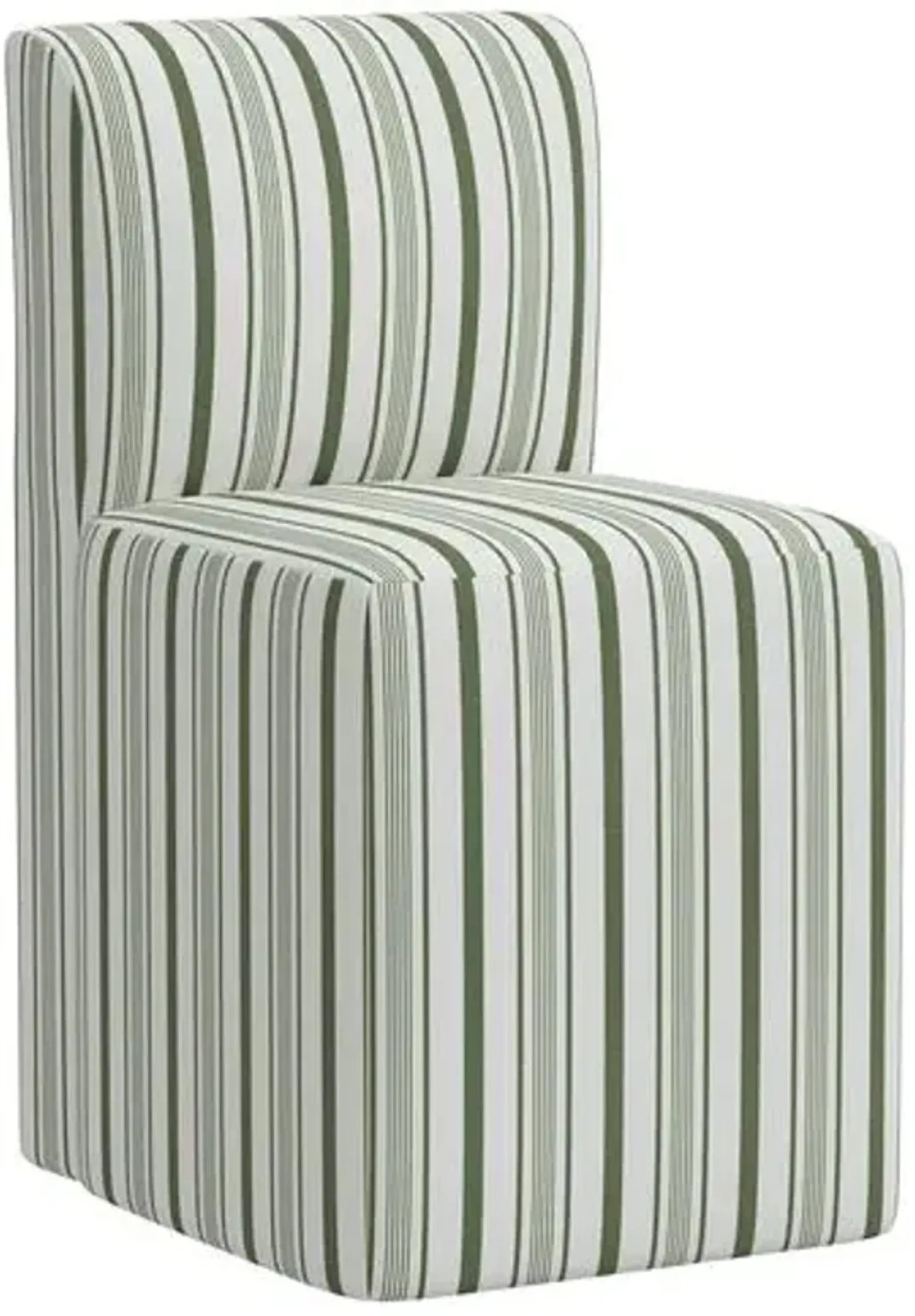 Graham Luli Stripe Dining Chair - Green