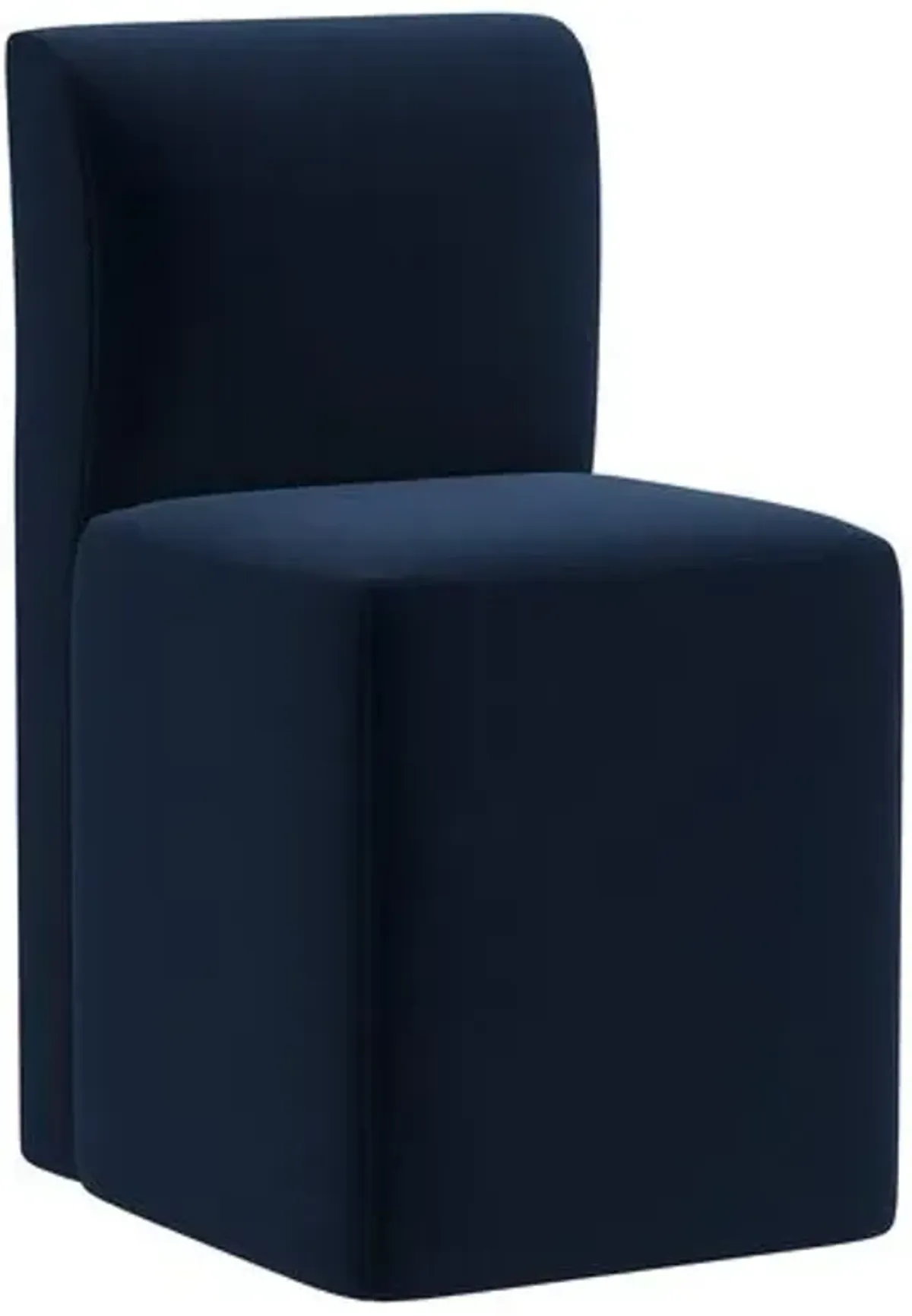 Graham Velvet Dining Chair - Blue