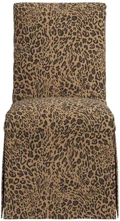 Owen Pounce Slipcover Side Chair - Brown