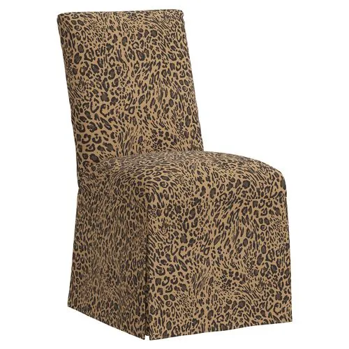 Owen Pounce Slipcover Side Chair - Brown