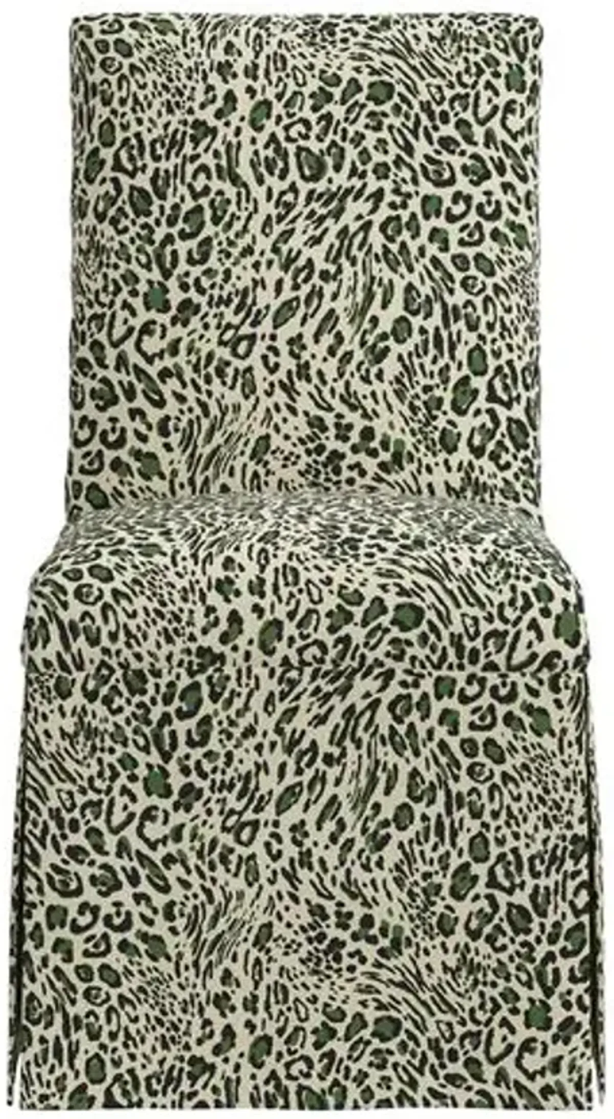 Owen Pounce Slipcover Side Chair - Green