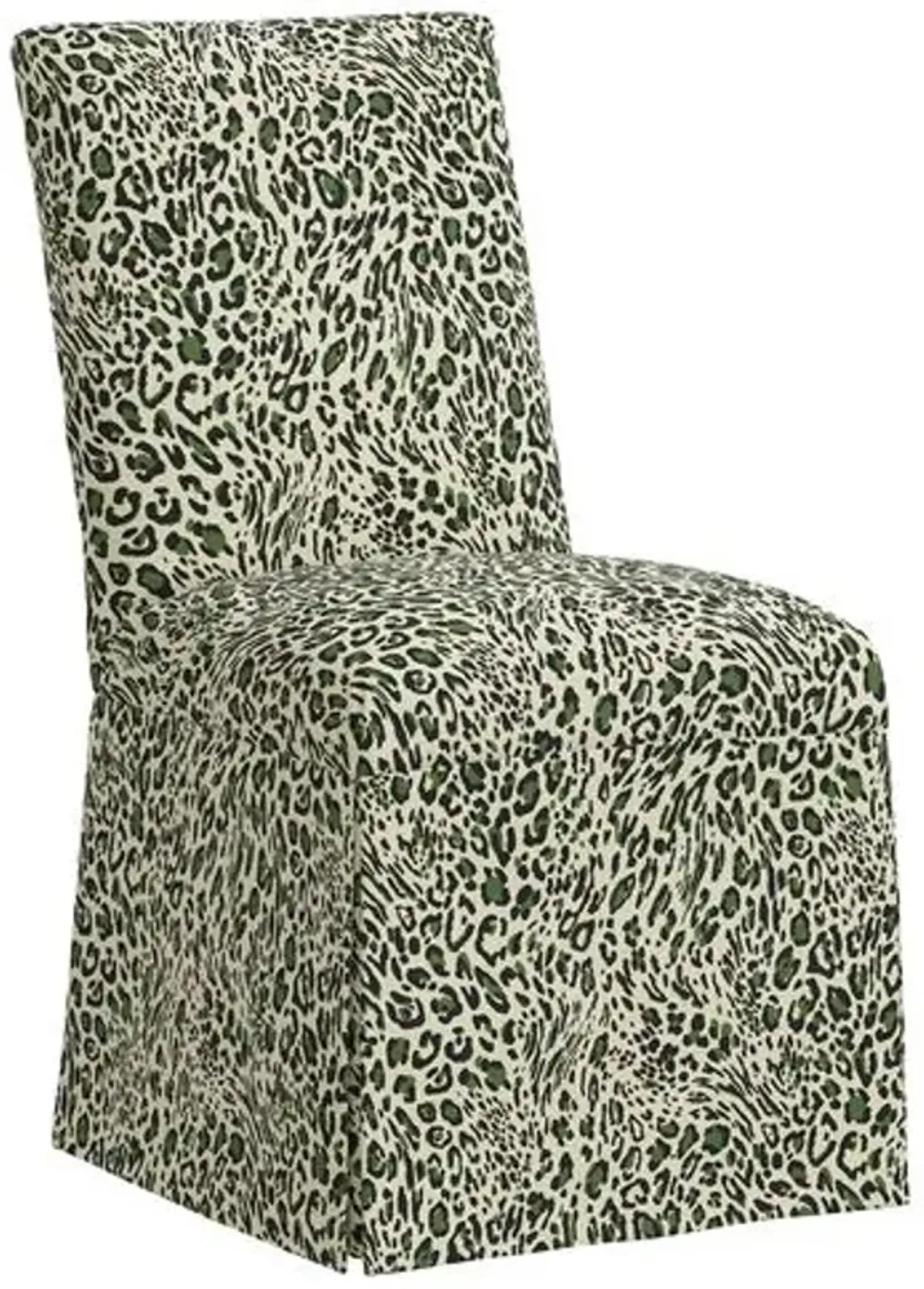 Owen Pounce Slipcover Side Chair - Green