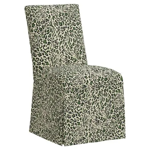 Owen Pounce Slipcover Side Chair - Green