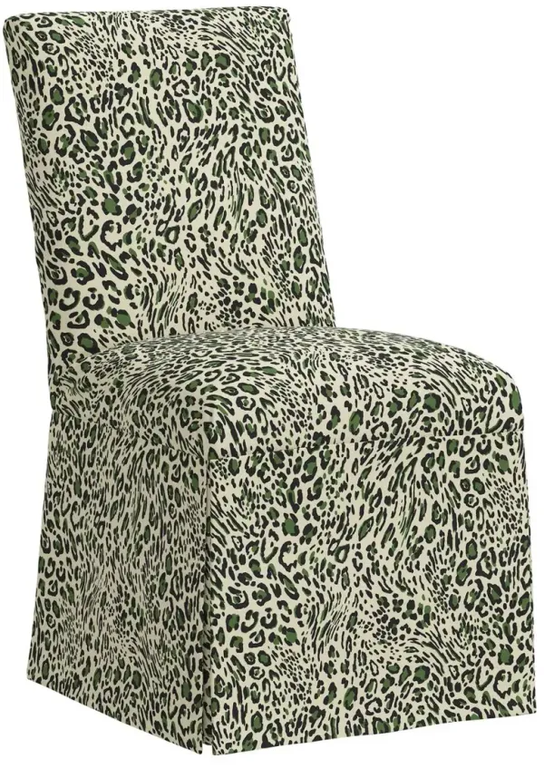 Owen Skirted Slipcover Side Chair, Pounce