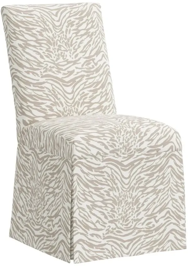 Owen Skirted Slipcover Side Chair, Lope