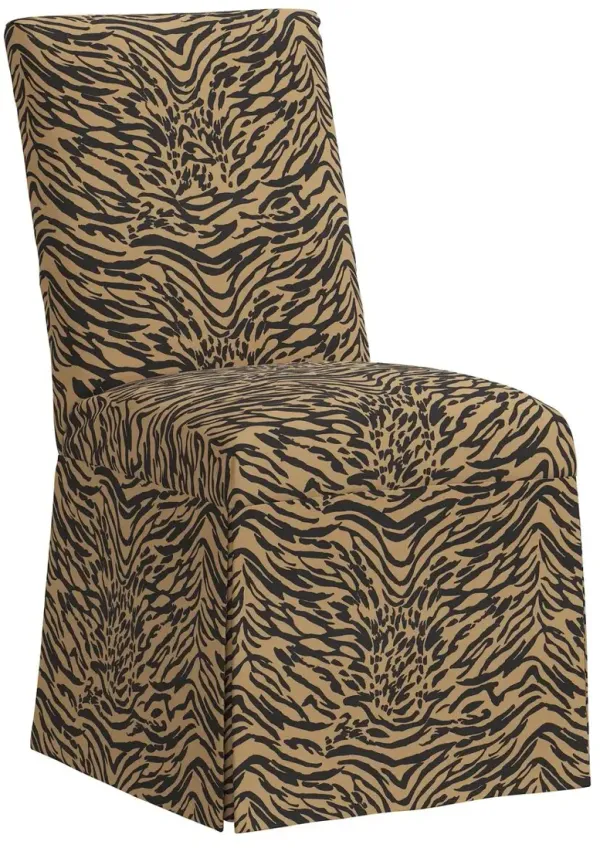 Owen Skirted Slipcover Side Chair, Lope