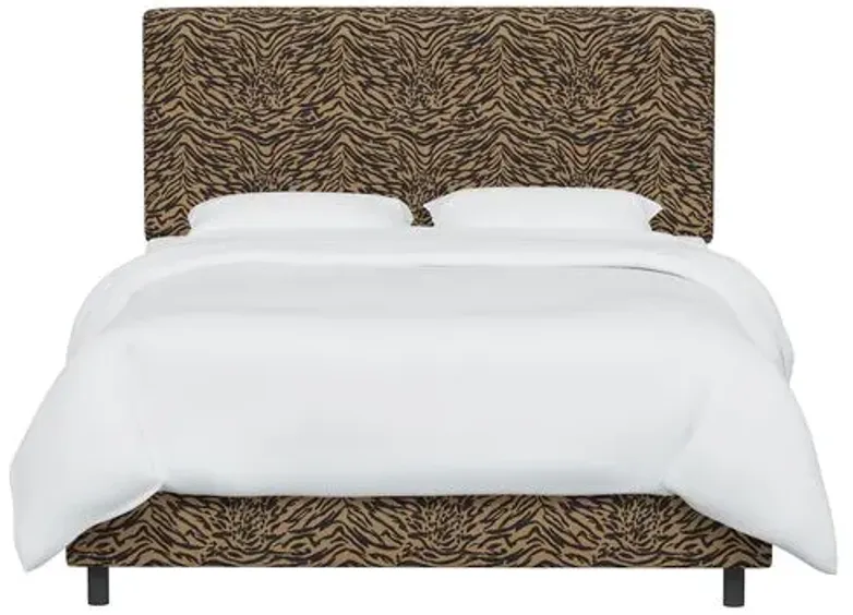 Novak Lope Bed - Brown