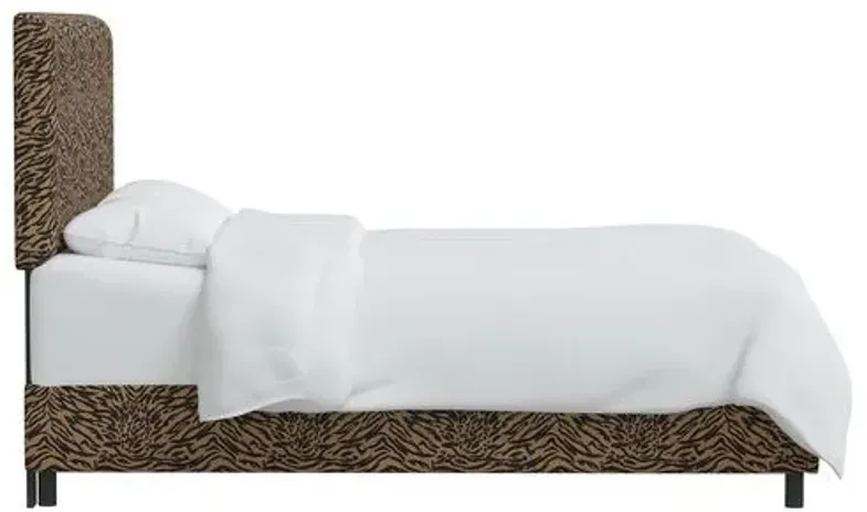 Novak Lope Bed - Brown