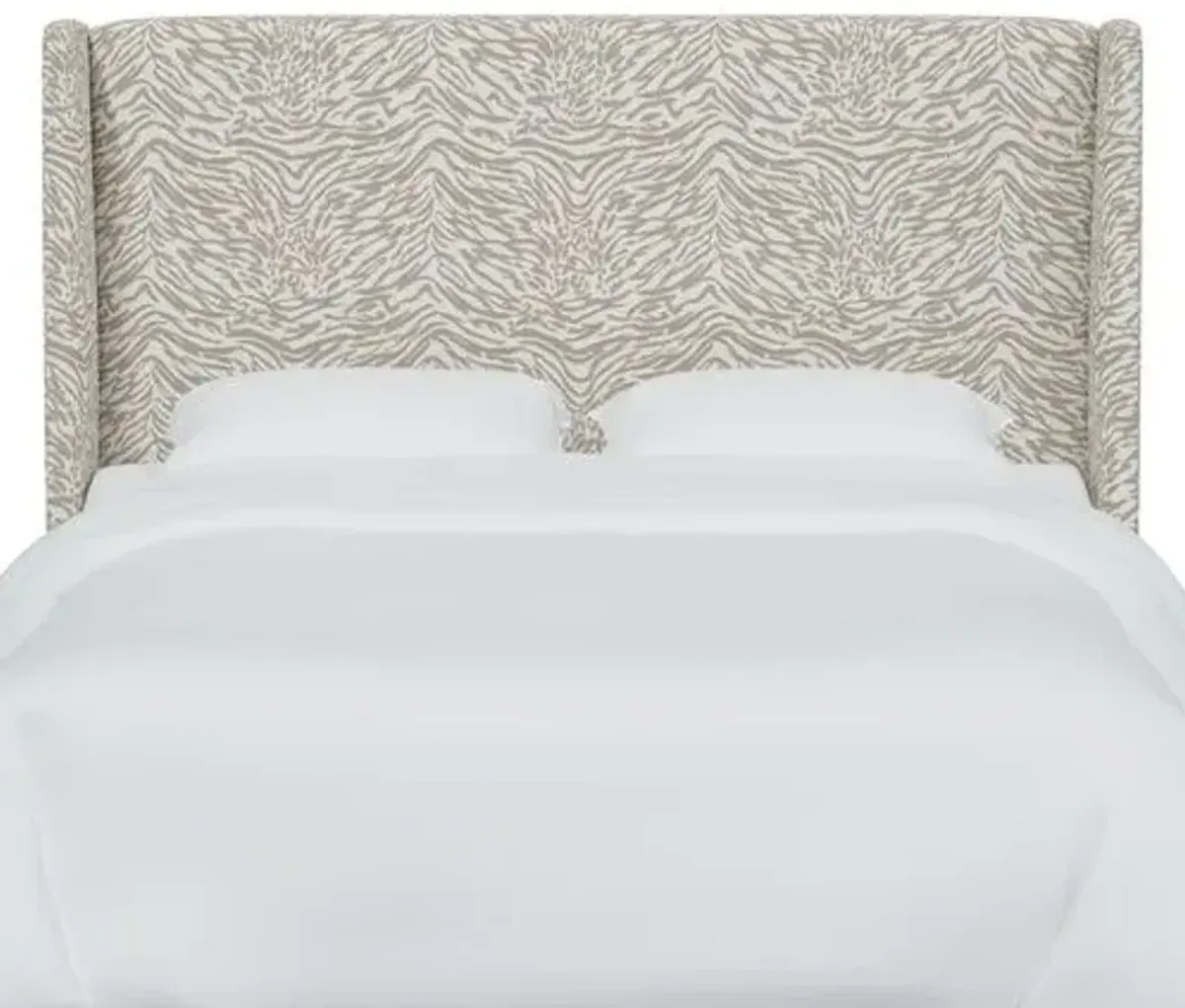 Kelly Lope Wingback Headboard - Beige