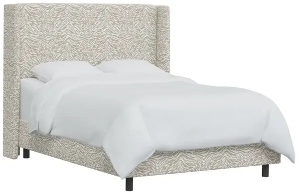 Kelly Lope Wingback Bed