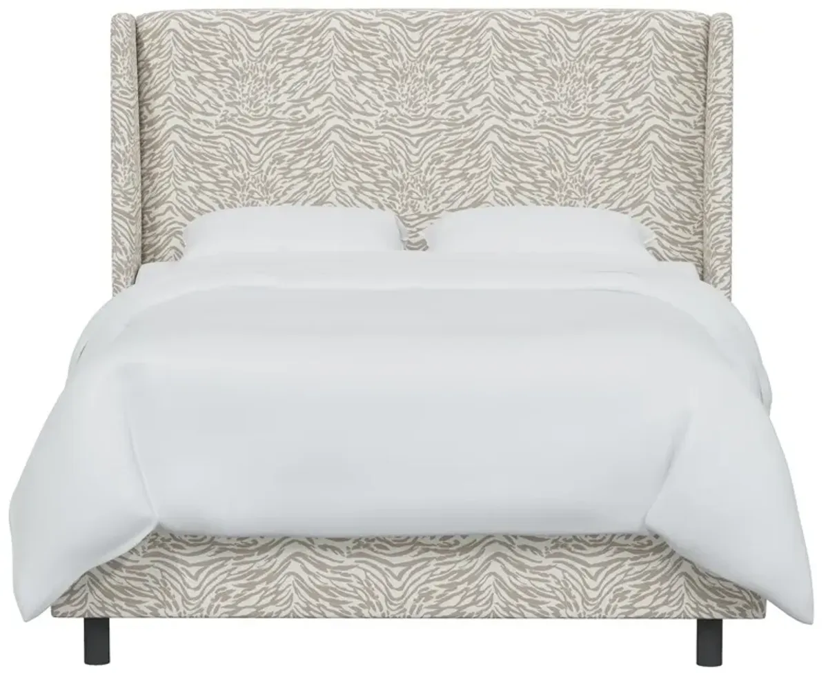 Kelly Lope Wingback Bed