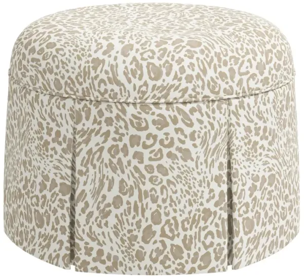 Liza Pounce Skirted Ottoman