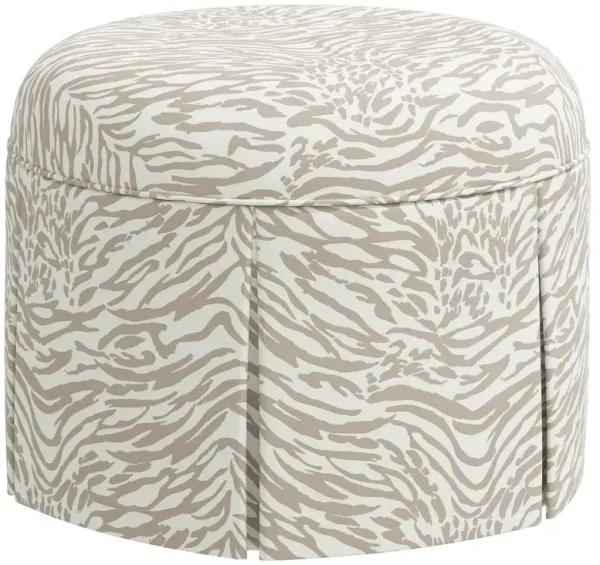 Liza Lope Skirted Ottoman