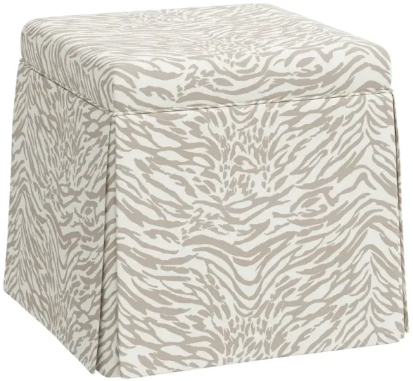 Anne Lope Skirted Ottoman