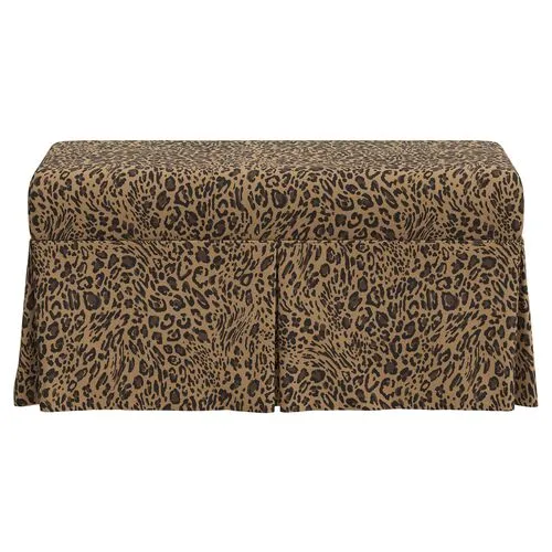 Hayworth Pounce Storage Bench - Brown