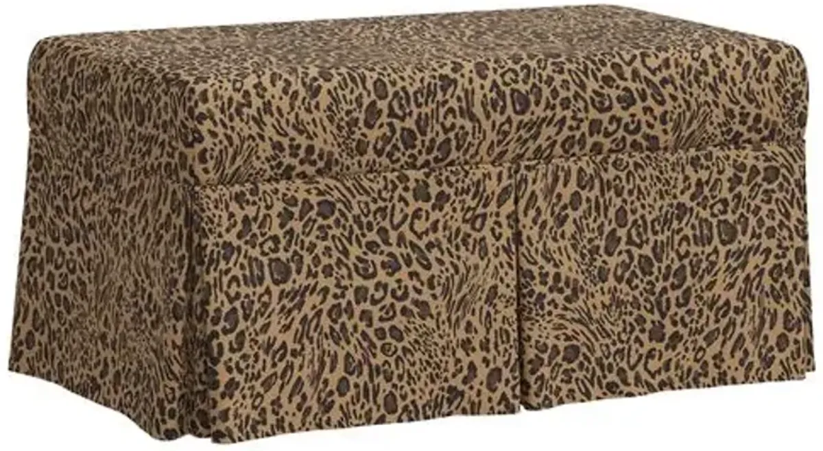 Hayworth Pounce Storage Bench - Brown