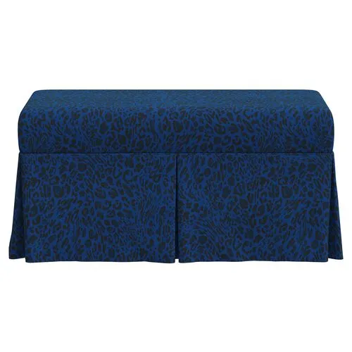 Hayworth Pounce Storage Bench - Blue