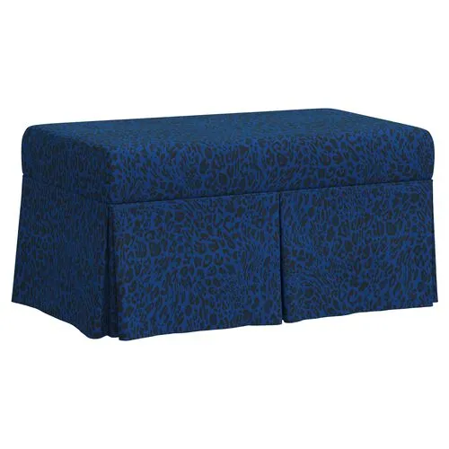 Hayworth Pounce Storage Bench - Blue