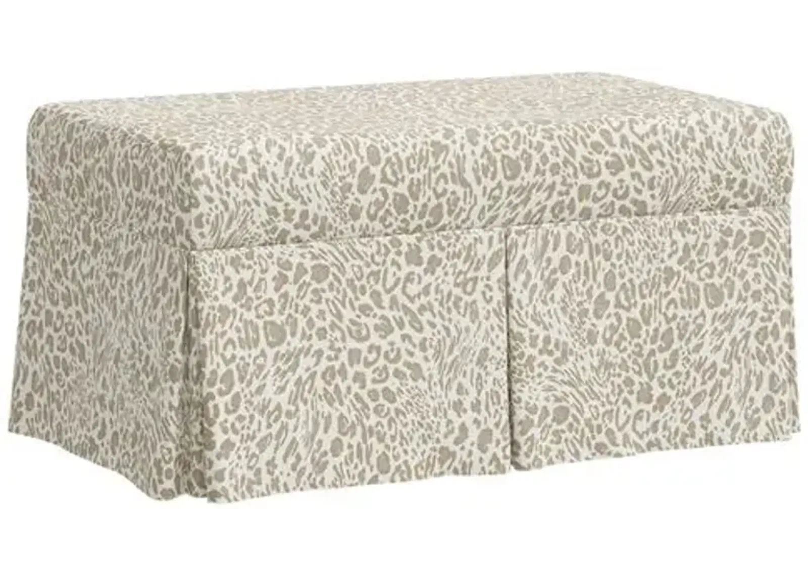 Hayworth Pounce Storage Bench - Beige