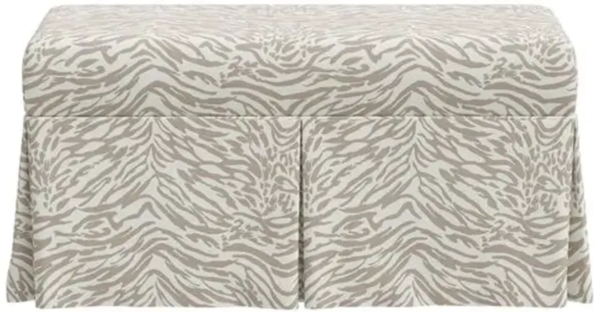 Hayworth Lope Storage Bench - Beige