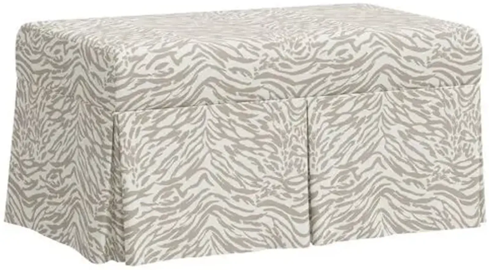 Hayworth Lope Storage Bench - Beige