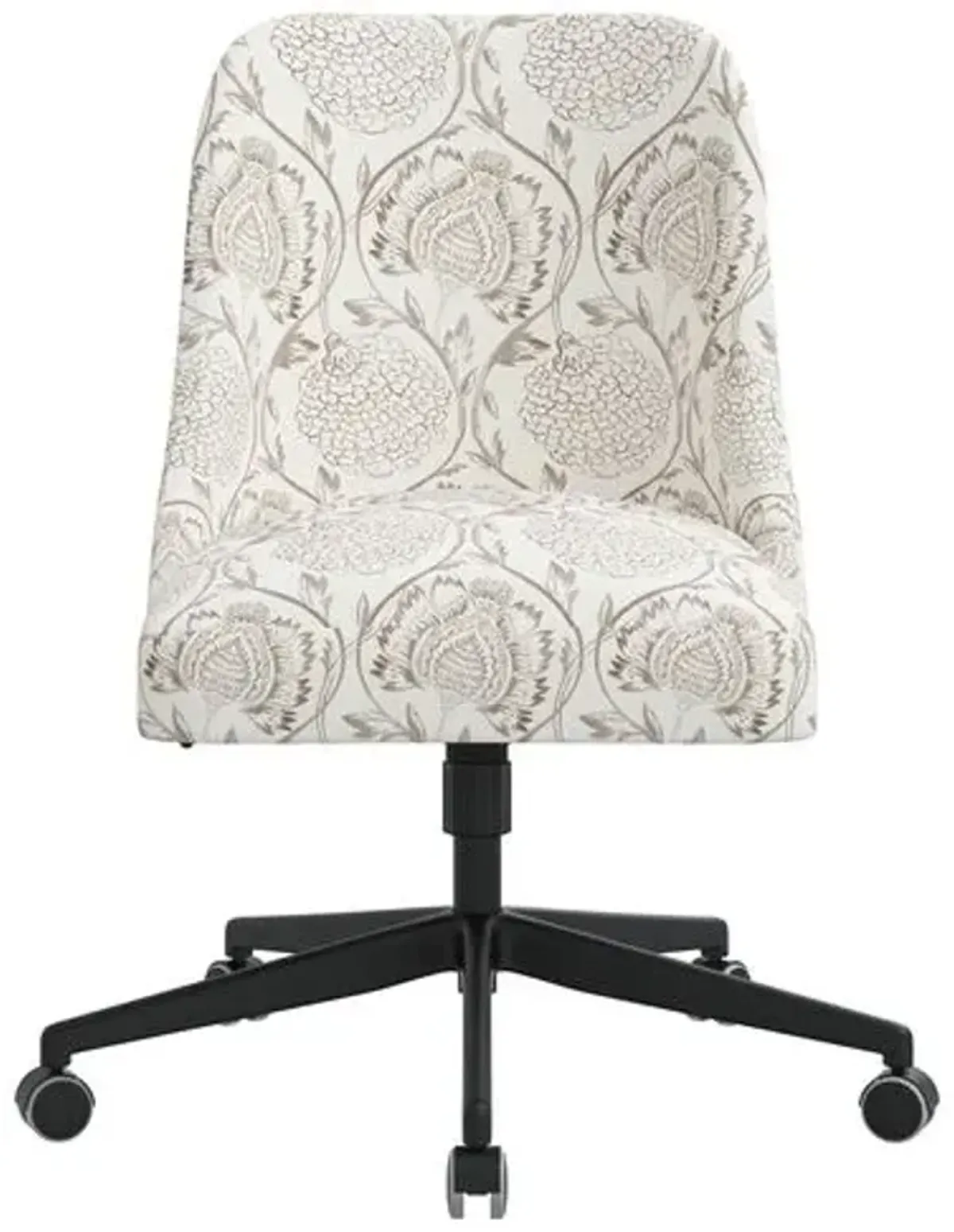 Celeste Desk Chair - Ranjit Floral - Brown