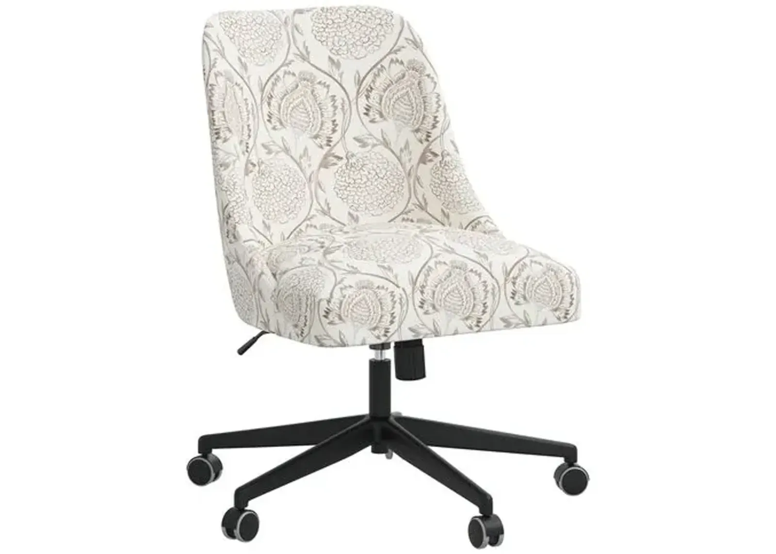 Celeste Desk Chair - Ranjit Floral - Brown