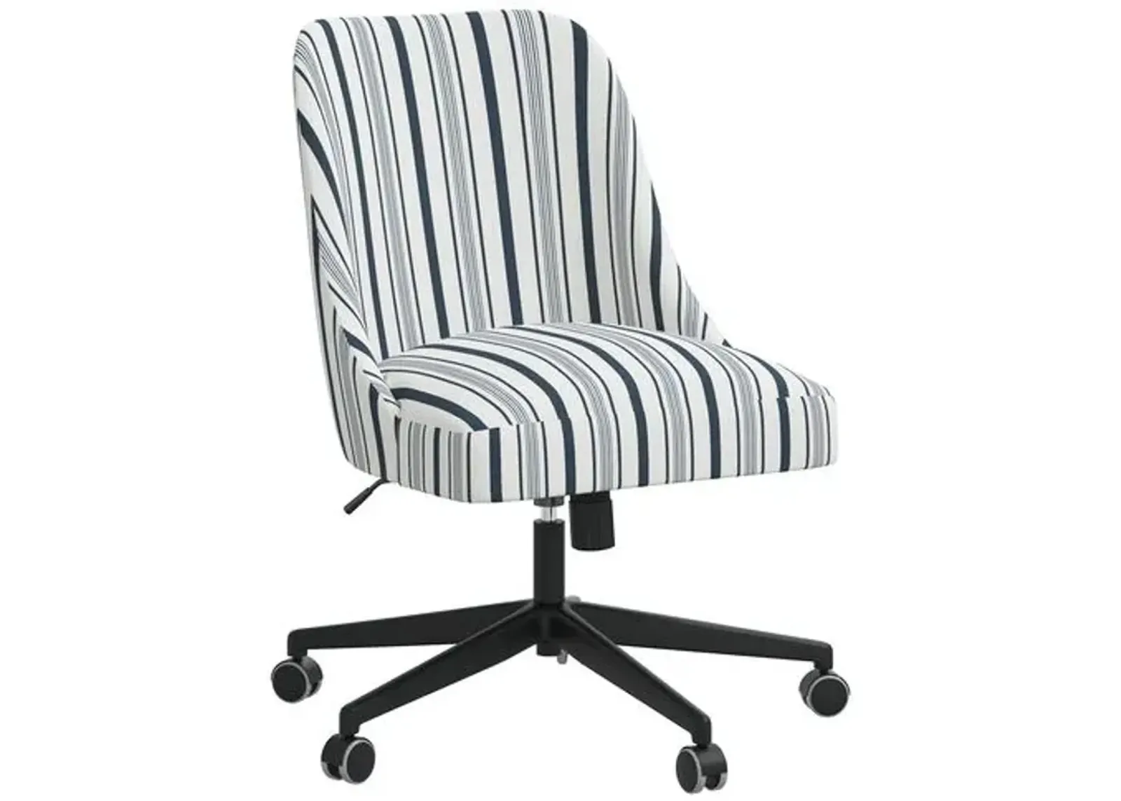 Celeste Luli Stripe Desk Chair - Blue