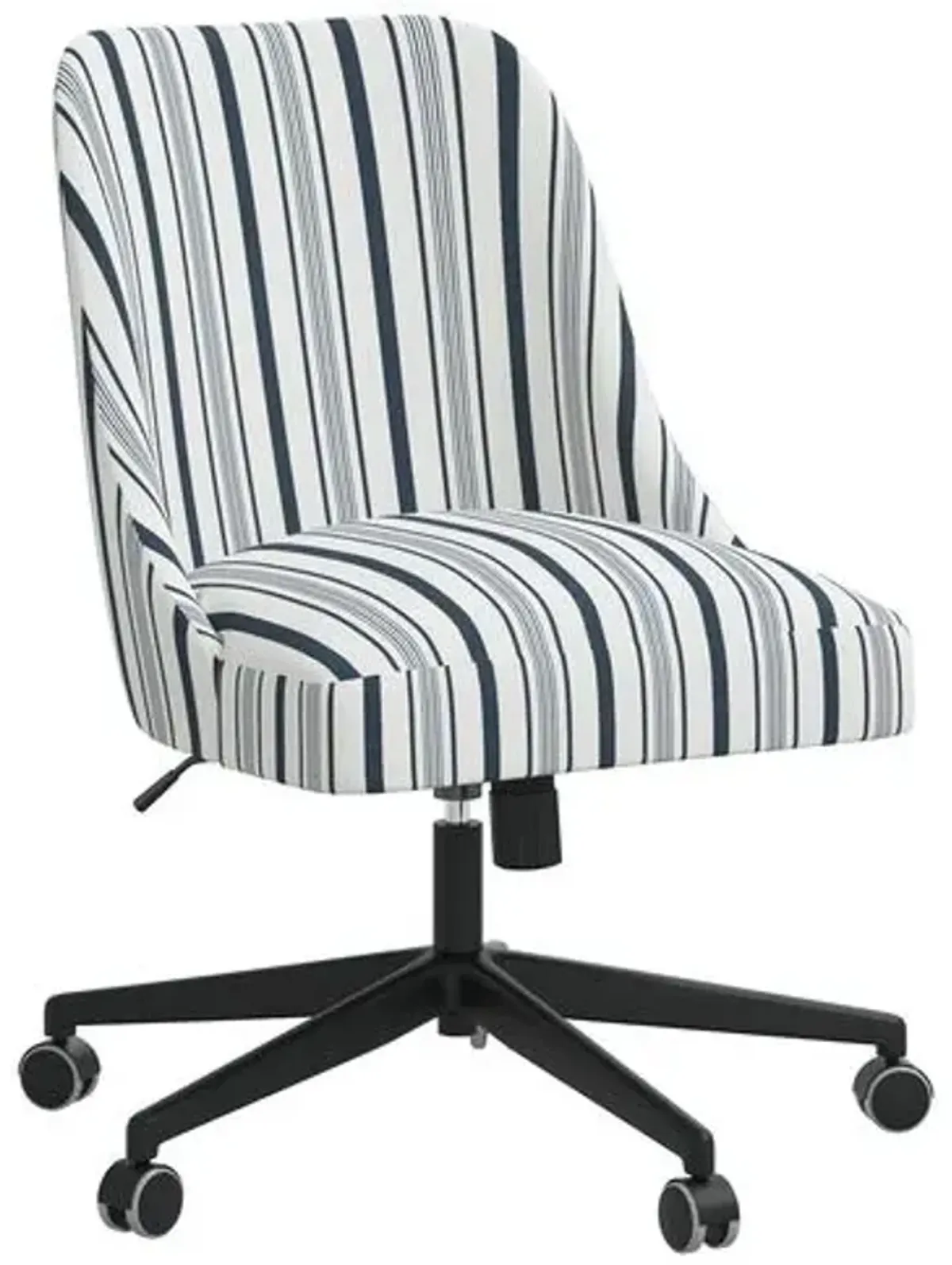 Celeste Luli Stripe Desk Chair - Blue