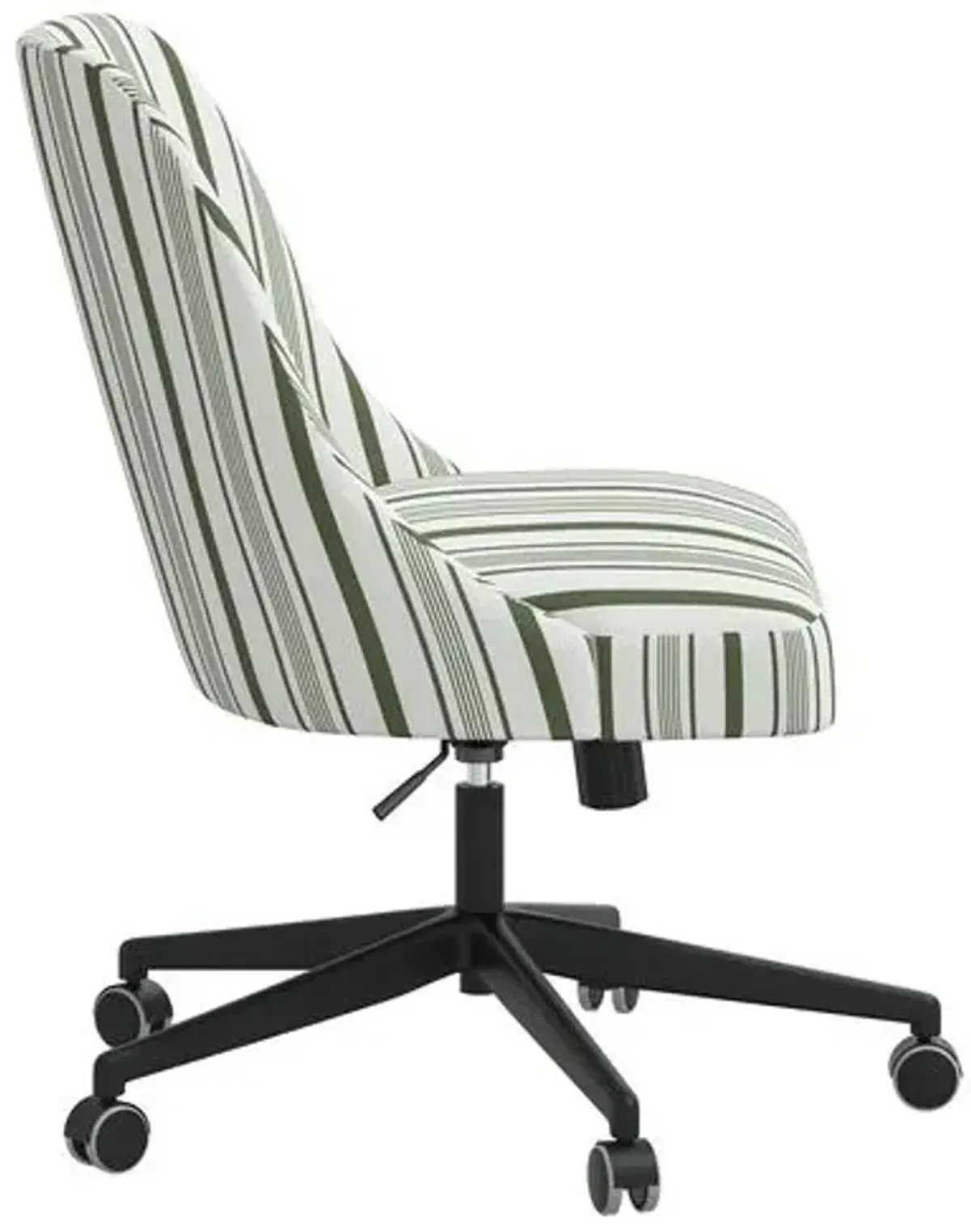 Celeste Luli Stripe Desk Chair - Green