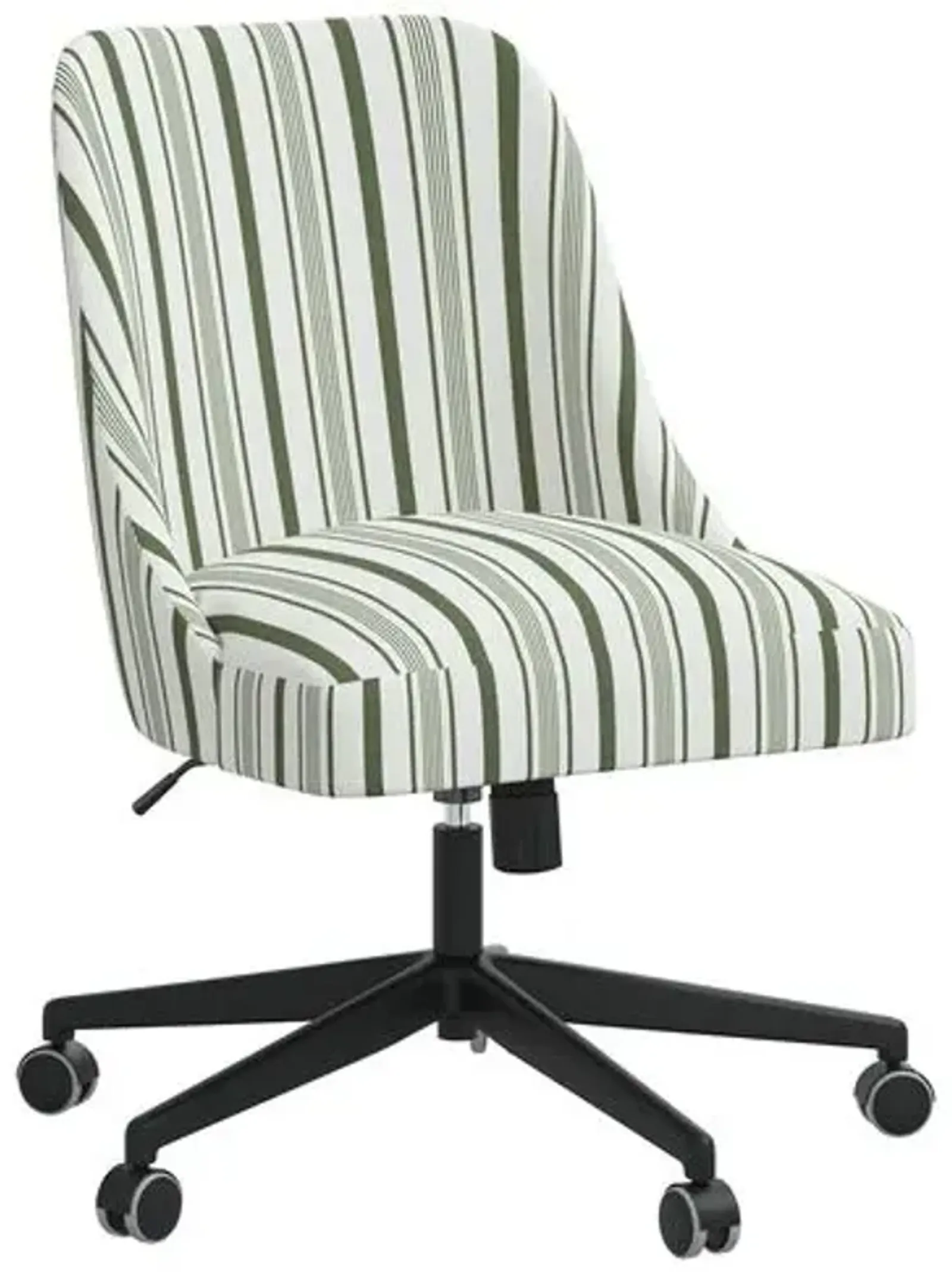 Celeste Luli Stripe Desk Chair - Green