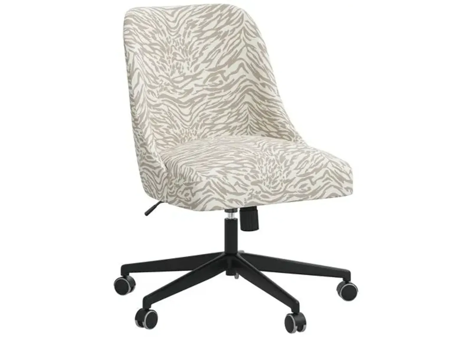 Celeste Lope Desk Chair - Beige