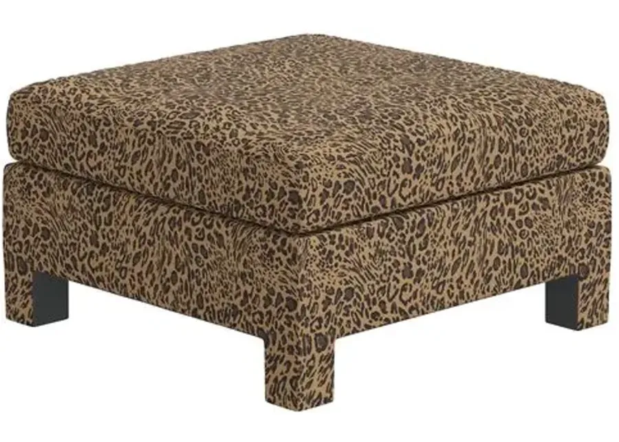 Bryn Pounce Ottoman - Brown