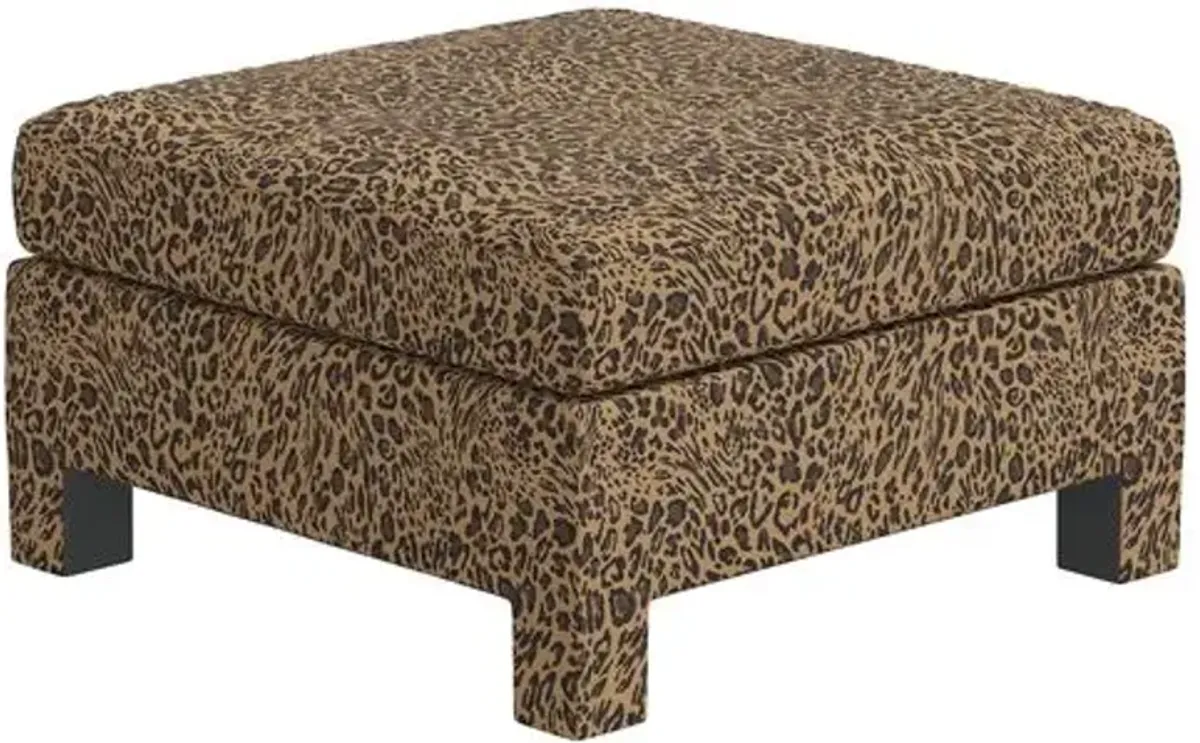 Bryn Pounce Ottoman - Brown