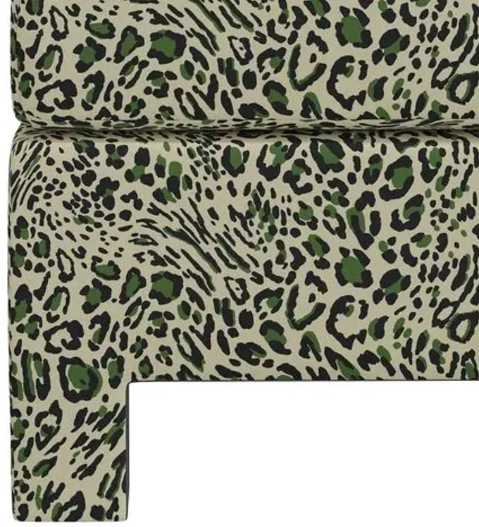 Bryn Pounce Ottoman - Green