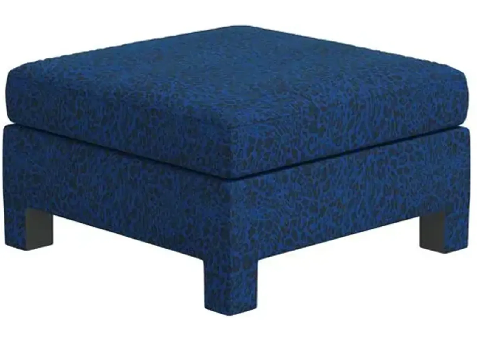 Bryn Pounce Ottoman - Blue