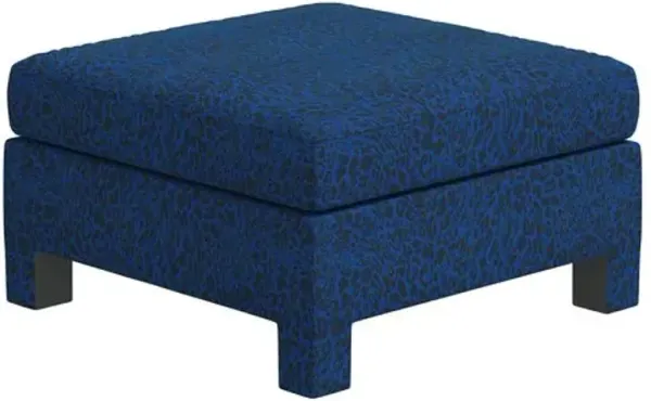 Bryn Pounce Ottoman - Blue
