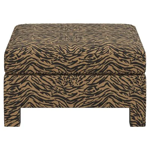 Bryn Lope Ottoman - Brown