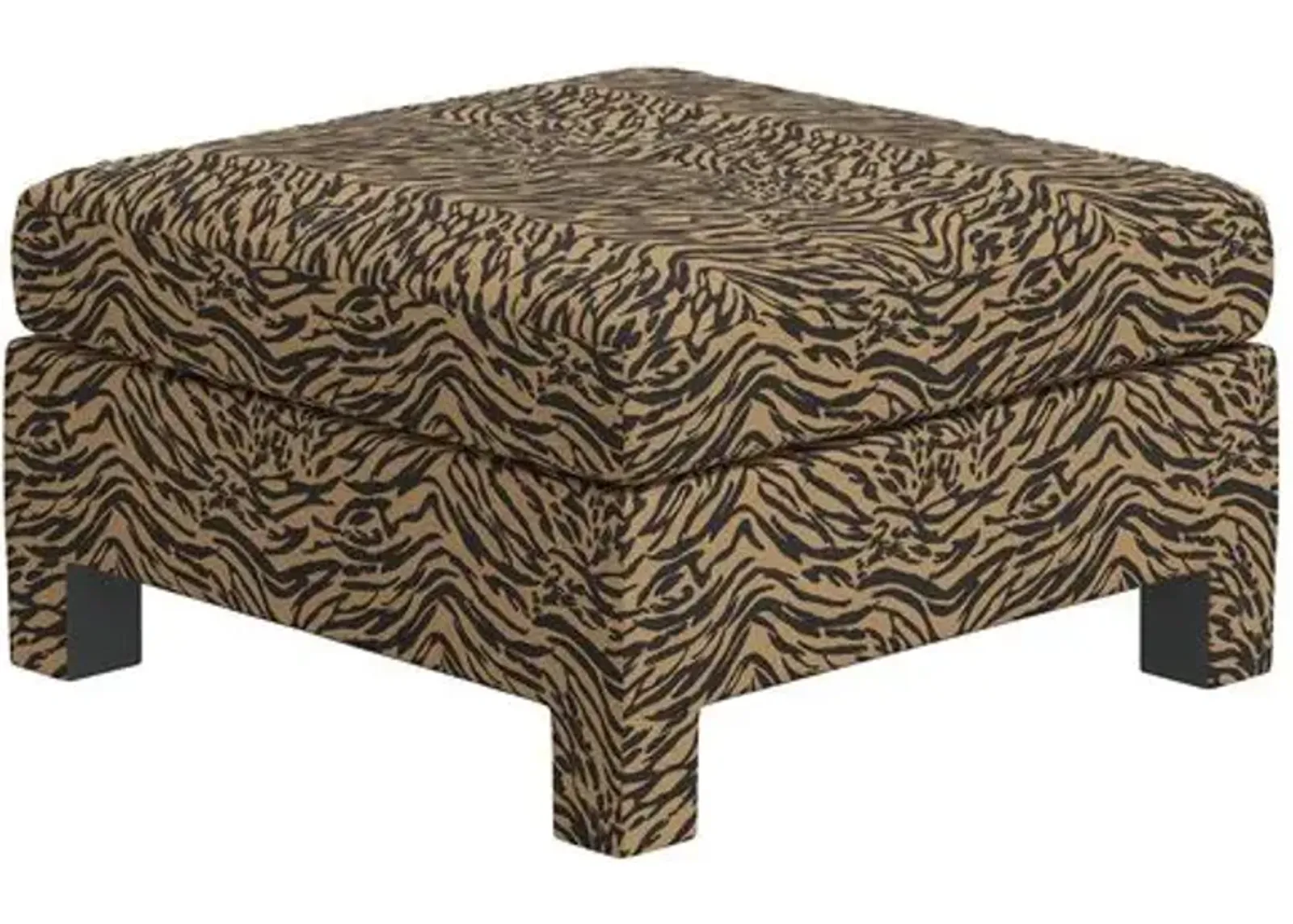 Bryn Lope Ottoman - Brown