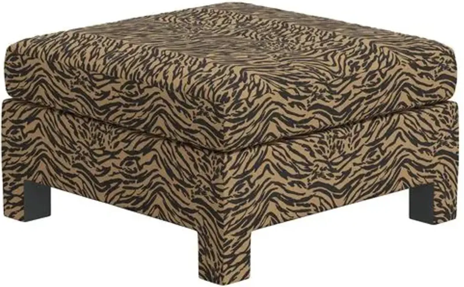 Bryn Lope Ottoman - Brown