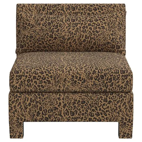 Bryn Slipper Chair - Brown