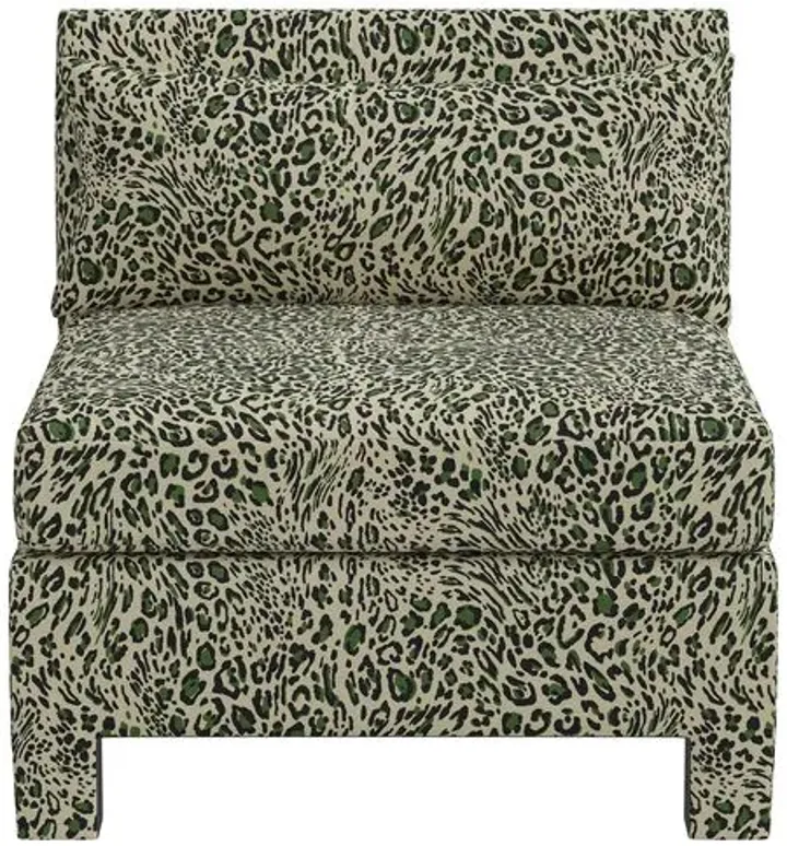 Bryn Slipper Chair - Green