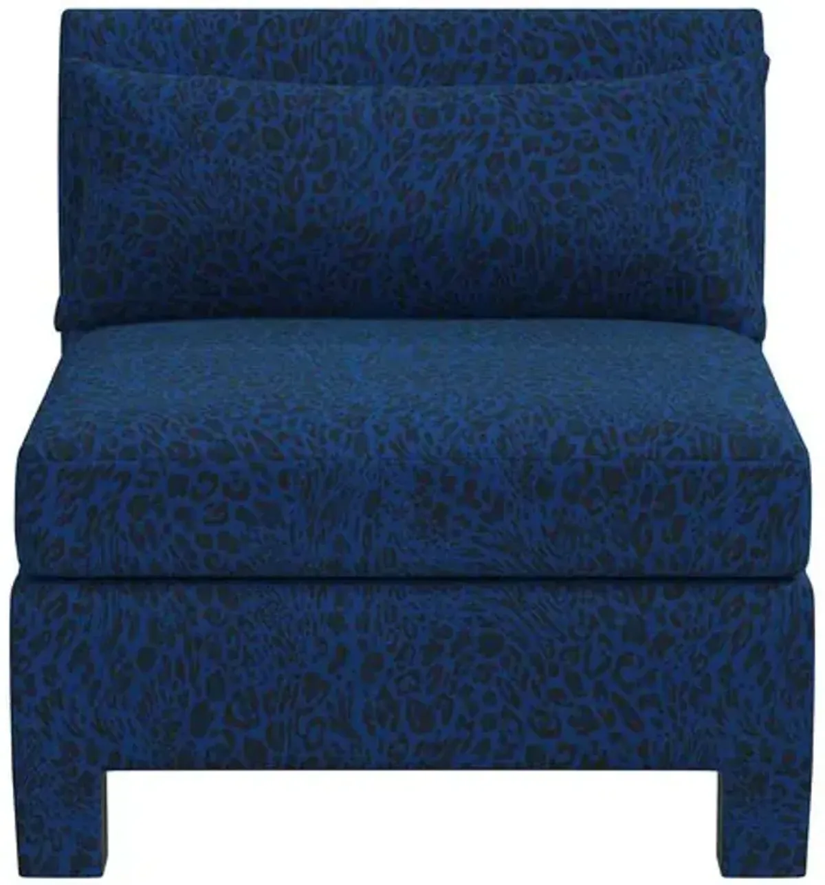 Bryn Slipper Chair - Blue