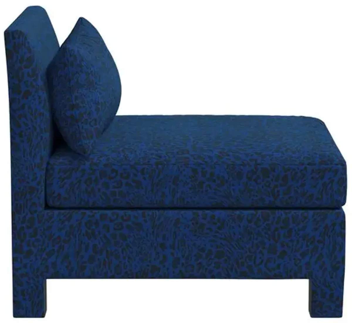 Bryn Slipper Chair - Blue