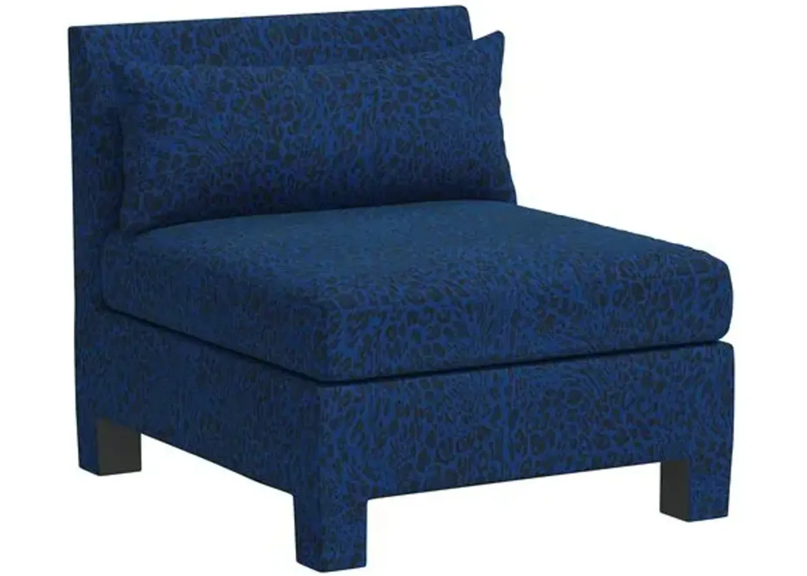 Bryn Slipper Chair - Blue